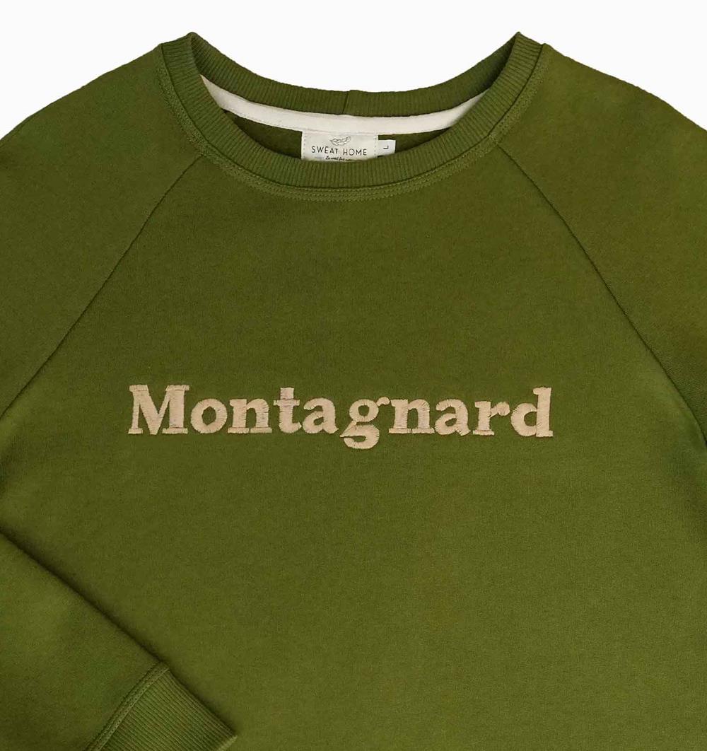 Le sweat col rond homme Winter personnalisable (S, Vert mousse) - Photo 4