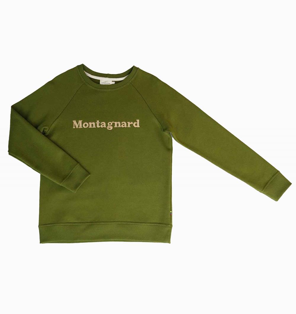 Le sweat col rond homme Winter personnalisable (S, Vert mousse) - Photo 3