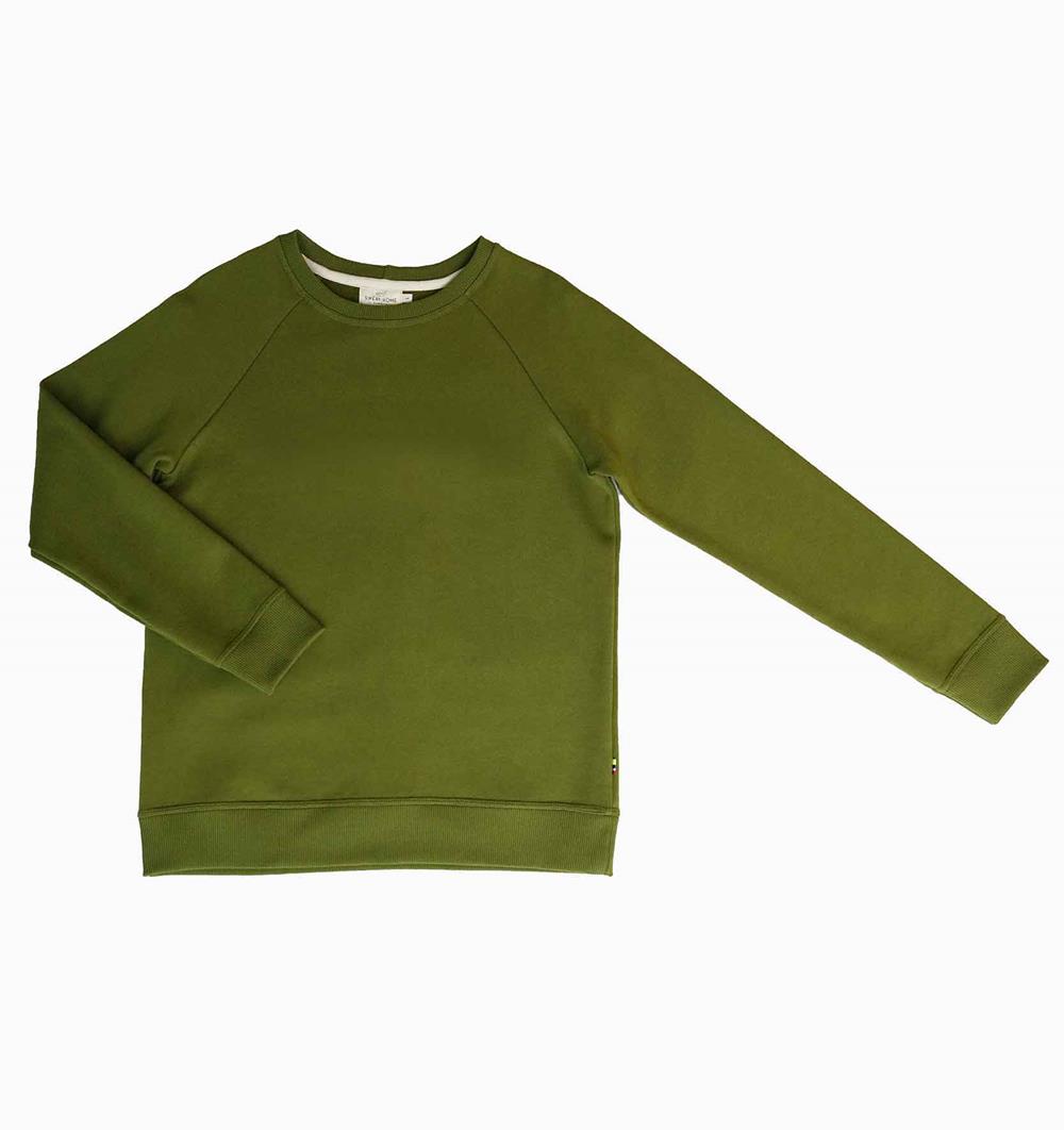 Le sweat col rond homme Winter personnalisable (S, Vert mousse) - Photo 2