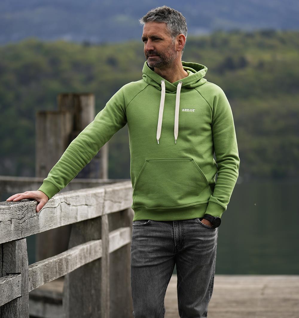 Le sweat capuche homme Spring personnalisable (S, Vert pomme) - Photo 6