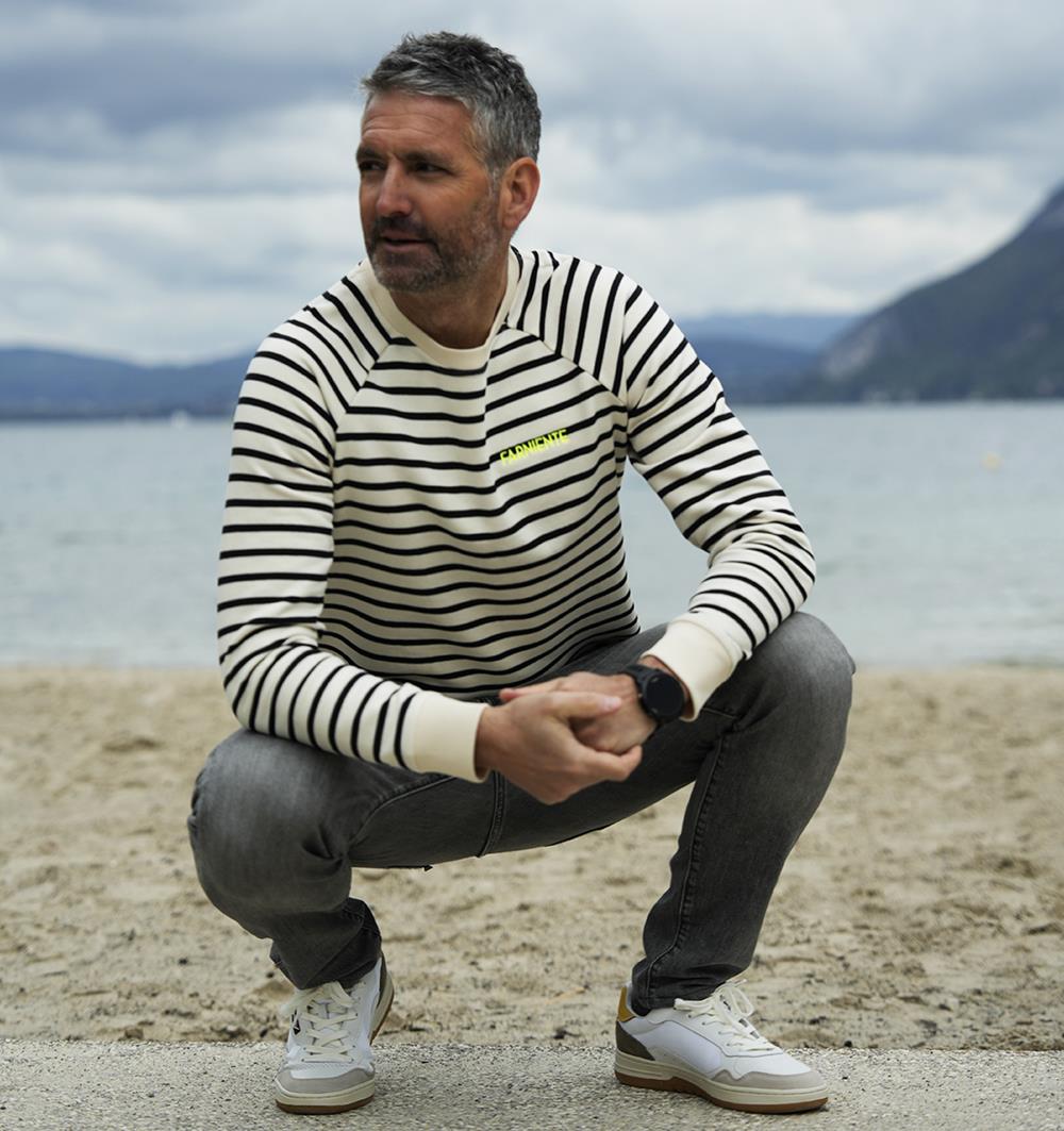 Le sweat col rond homme Marinière personnalisable (S, Marinière) - Photo 6