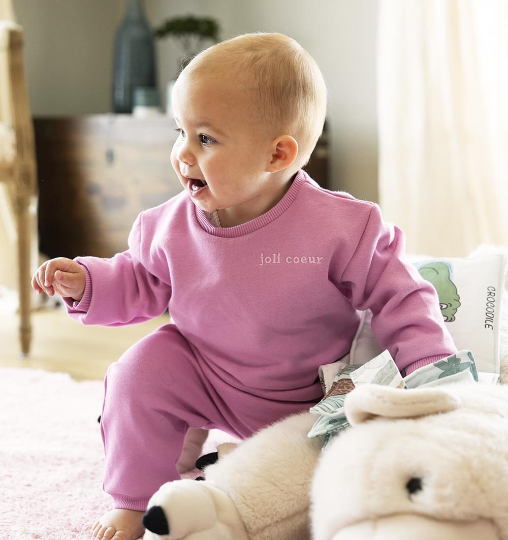 Le pantalon en sweat baby Spring (6m, Rose bonbon) - Photo 4