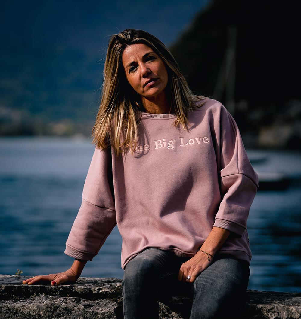 Le sweat loose femme Lilas personnalisable (U, Lilas) - Photo 6