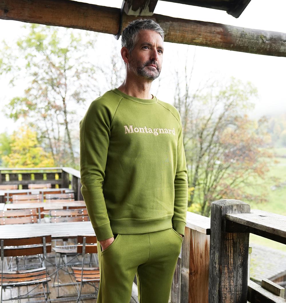 Le sweat col rond homme Winter personnalisable (S, Vert mousse) - Photo 5