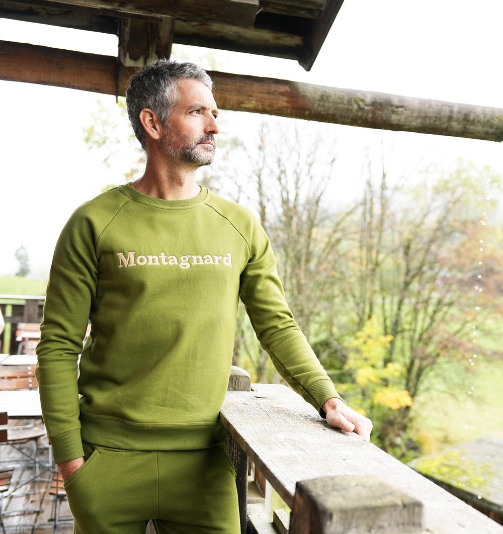 Le sweat col rond homme Winter personnalisable (S, Vert mousse) - Photo 6