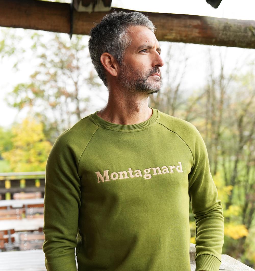 Le sweat col rond homme Winter personnalisable (S, Vert mousse) - Photo 7