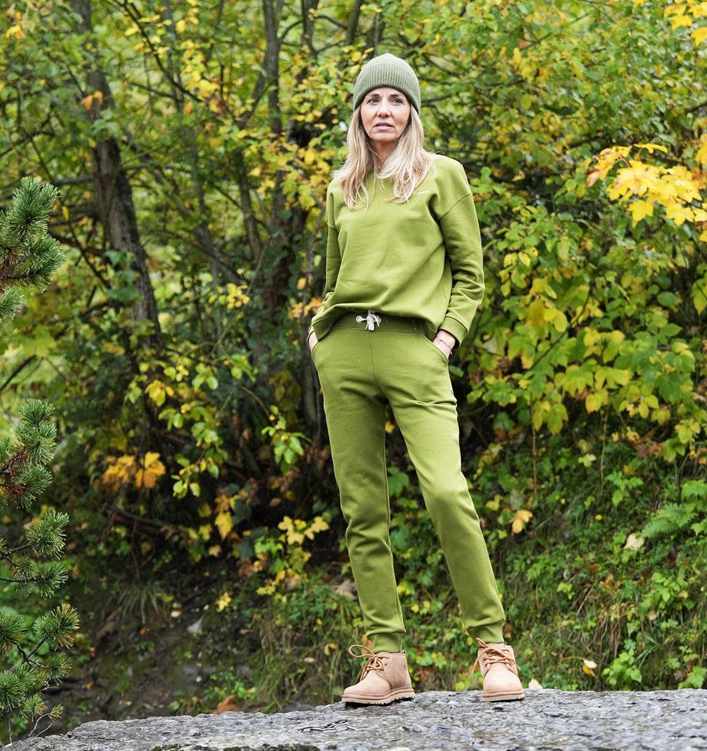 Le jogging femme Winter personnalisable (36, Vert mousse, Petite) - Photo 5