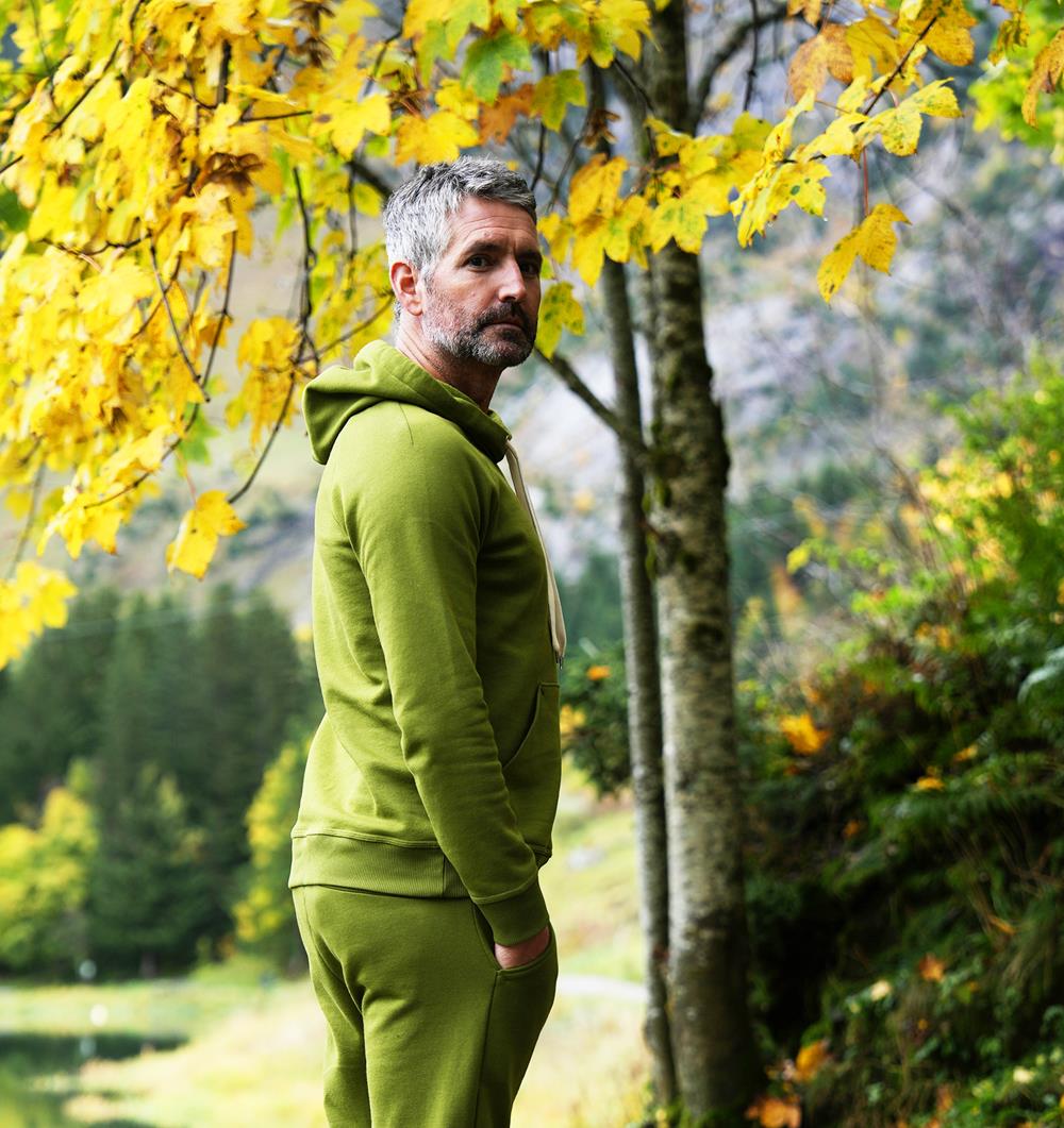 Le sweat capuche homme Winter personnalisable (S, Vert mousse) - Photo 9