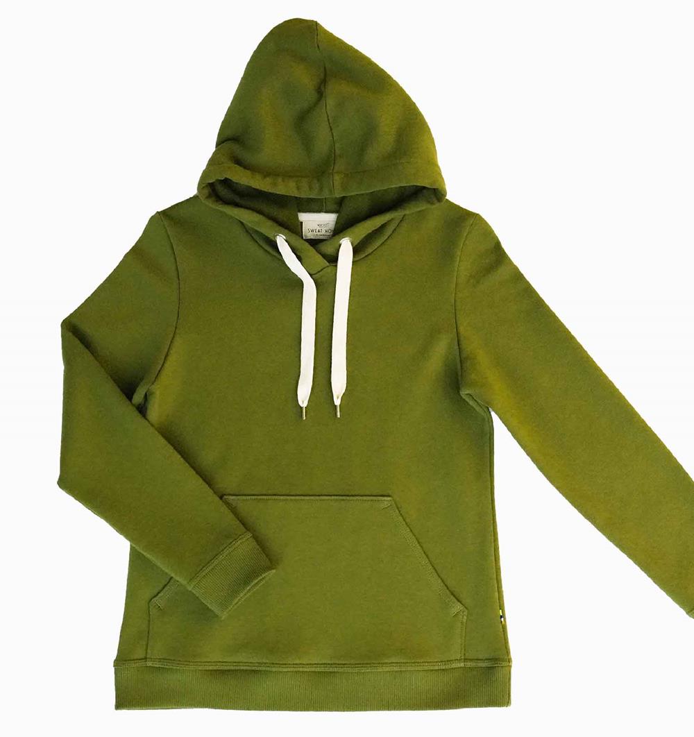 Le sweat capuche femme Winter personnalisable (36, Vert mousse) - Photo 1