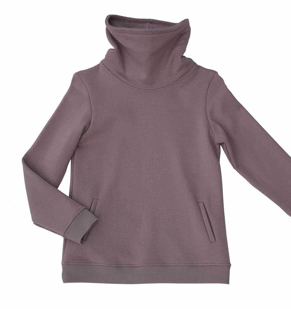 Le sweat col montant femme Winter personnalisable (36, Lilas) - Photo 1