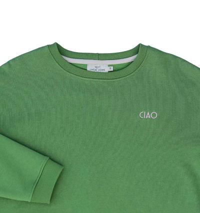 Sweat col rond Wide femme coloris Vert pomme Ciao T.38 - Photo 4