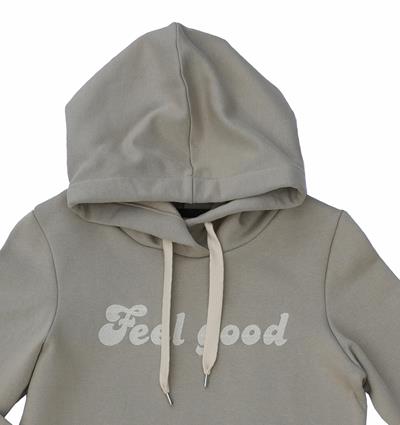 Sweat capuche femme coloris Sable Feel good T.38 - Photo 4