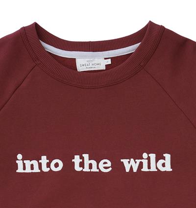 Sweat col rond homme coloris Rouge tendre Into the wild T.L - Photo 4