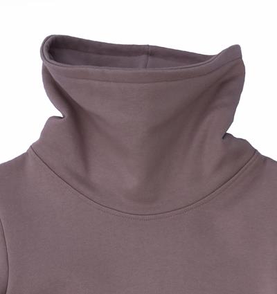 Sweat col montant femme coloris Lilas T.38 - Photo 4